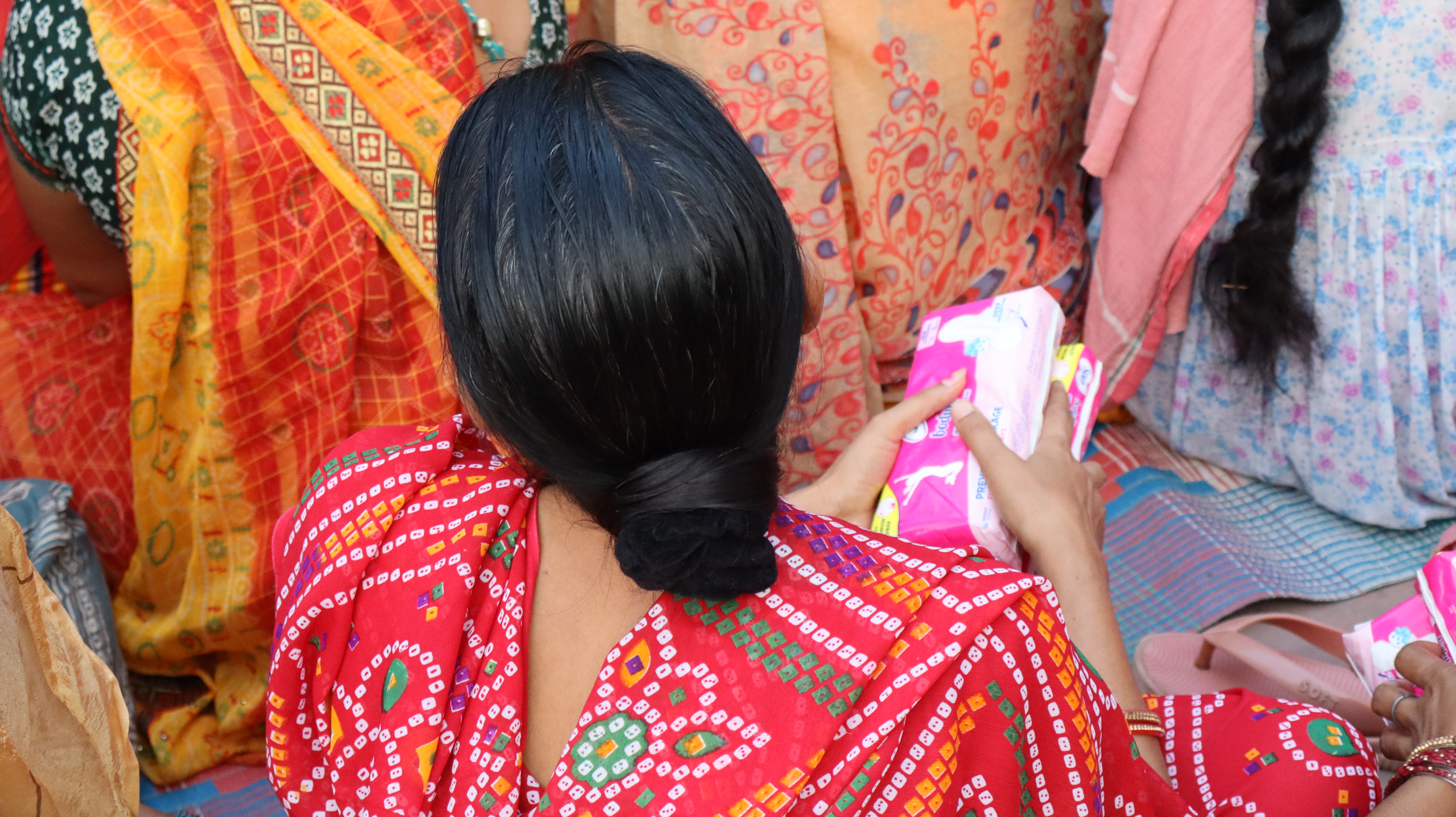 Children receiving eye care from LensKart Foundation