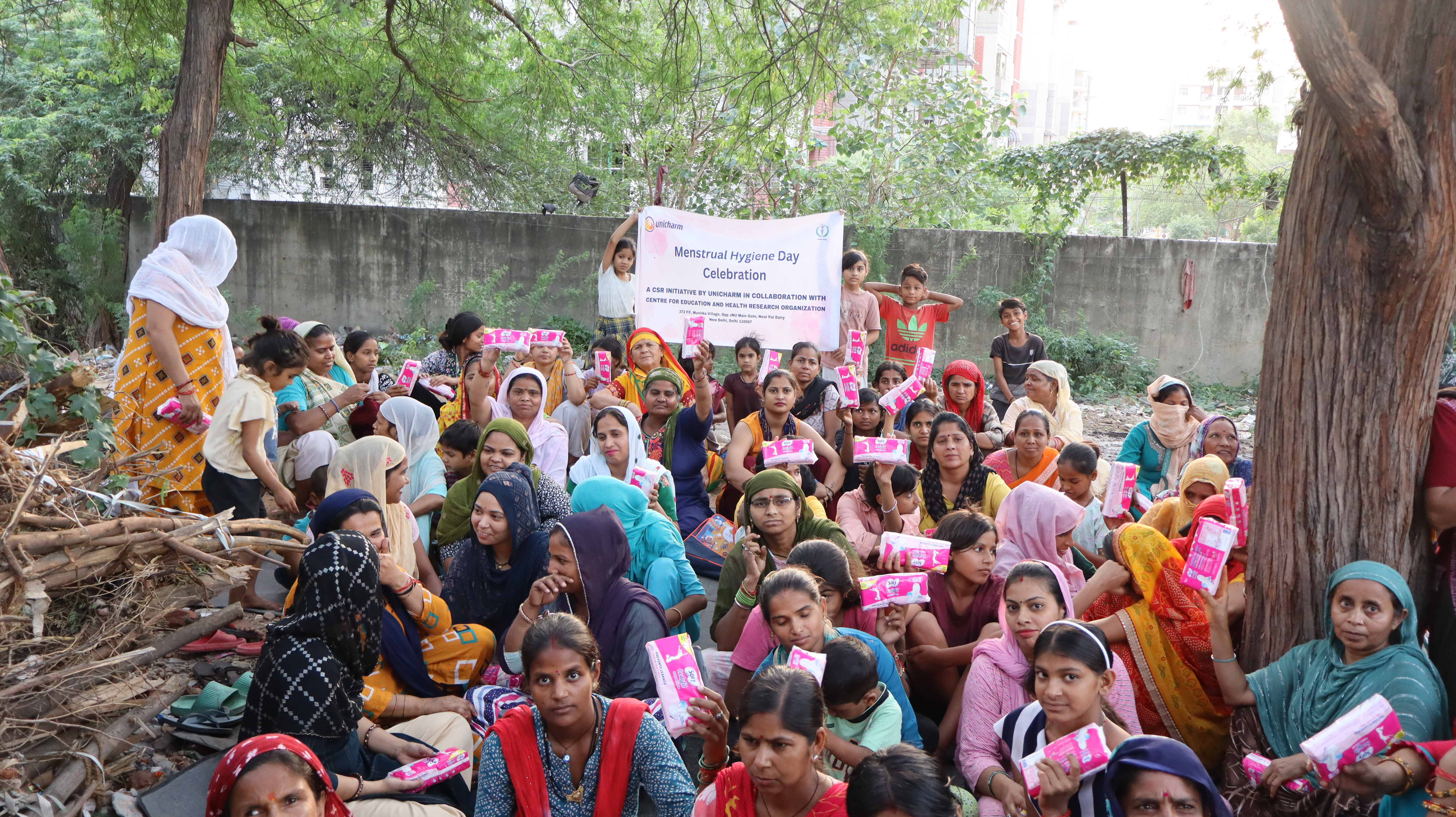 LensKart Foundation team interacting with children